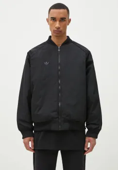 adidas Originals geaca bomber OS BOMBER barbati, culoarea negru, de iarna, oversize, JC7546 imagine