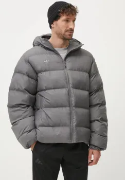 adidas Originals geaca Commercial Puff barbati, culoarea gri, de iarna, IY3398 imagine