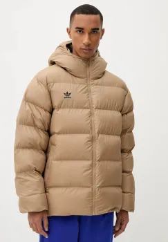 adidas Originals geaca Commercial Puff culoarea bej, de iarna, JX4121 imagine
