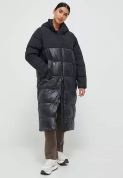 adidas Originals geaca de puf femei, culoarea negru, de iarna imagine