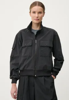 adidas Originals geaca Essential femei, culoarea negru, de tranzitie, JD4792 imagine