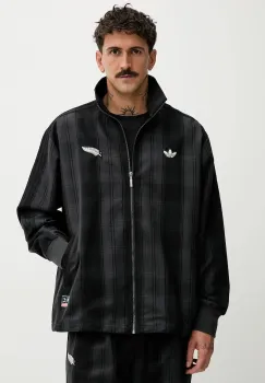 adidas Originals geaca Firebird culoarea negru, de tranzitie, KG4633 imagine