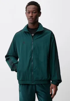 adidas Originals geaca Firebird Tt culoarea verde, de tranzitie, JY1329 imagine