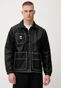 adidas Originals geaca Graphic Reg Jkt culoarea negru, de tranzitie, JW0174 imagine