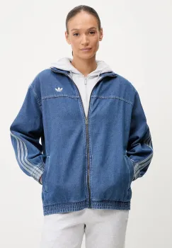 adidas Originals geaca jeans Denim Os TT de tranzitie, oversize, JY2896 imagine