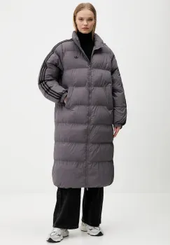 adidas Originals geaca Long Puffer culoarea violet, de iarna, JX2952 imagine