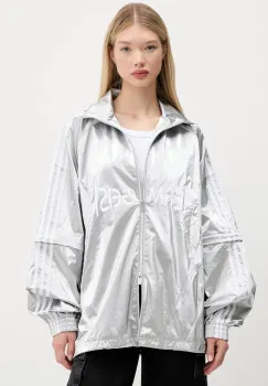 adidas Originals geaca Ovzd Track Top culoarea argintiu, de tranzitie, KE9784 imagine