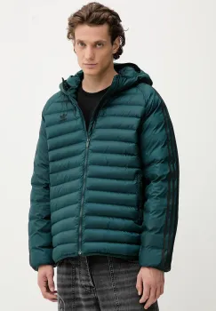 adidas Originals geaca Pad Hooded culoarea verde, JX4116 imagine