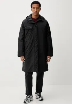 adidas Originals geaca Premium Essentials Parka culoarea negru, de tranzitie, JW5834 imagine