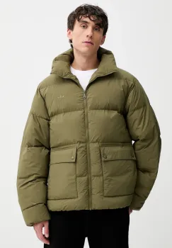 adidas Originals geaca Synthdown culoarea verde, de iarna, JW5817 imagine