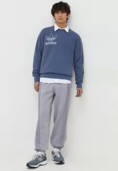 adidas Originals hanorac de bumbac barbati, cu imprimeu imagine