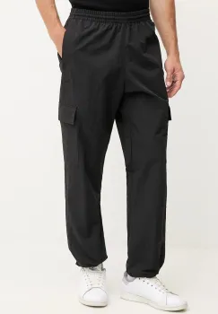 adidas Originals pantaloni 3-Stripes culoarea negru, drept, JY1390 imagine