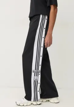adidas Originals pantaloni Adibreak barbati, culoarea negru, cu imprimeu, JP3760 imagine