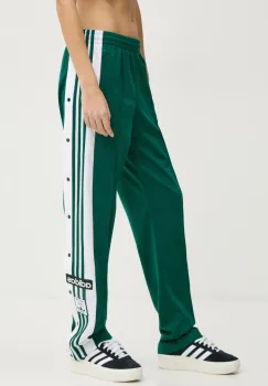 adidas Originals pantaloni Adibreak femei, culoarea verde, modelator, JD0852 imagine