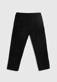adidas Originals pantaloni de bumbac culoarea negru, cu fason cargo imagine