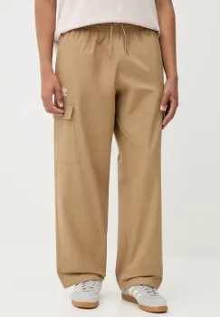 adidas Originals pantaloni de bumbac Essentials culoarea verde, drept, JX3912 imagine