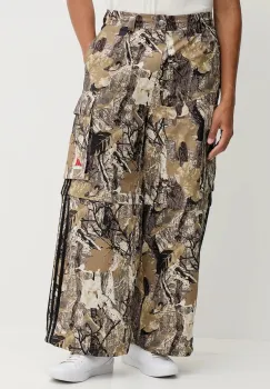 adidas Originals pantaloni de bumbac OG Camo Pant pantaloni cargo bej pentru barbati KD6256 imagine