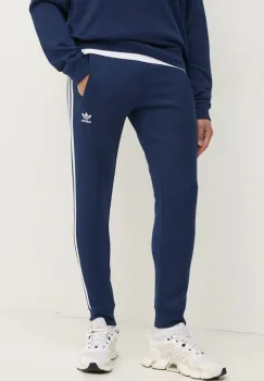 adidas Originals pantaloni de trening 3-Stripes culoarea bleumarin, cu imprimeu, IM9319 imagine