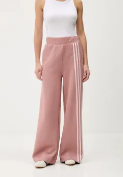 adidas Originals pantaloni de trening 3 Stripes culoarea portocaliu, cu imprimeu, JW3621 imagine