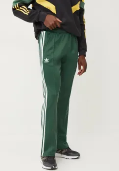 adidas Originals pantaloni de trening 70S Track Pant culoarea verde, modelator, IX5224 imagine