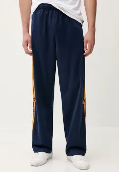 adidas Originals pantaloni de trening Adibreak culoarea bleumarin, cu imprimeu, KD6663 imagine