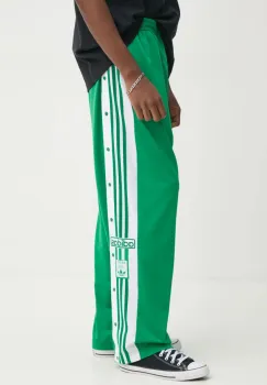 adidas Originals pantaloni de trening Adibreak culoarea verde, cu imprimeu, JP3762 imagine