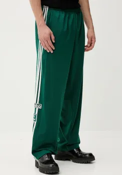 adidas Originals pantaloni de trening Adibreak culoarea verde, cu imprimeu, KD6659 imagine