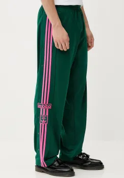 adidas Originals pantaloni de trening Adibreak culoarea verde, cu imprimeu, KD6662 imagine