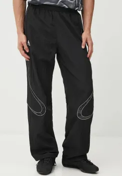 adidas Originals pantaloni de trening Adilenium Tg Tp culoarea negru, cu imprimeu, KF8521 imagine