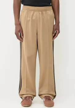 adidas Originals pantaloni de trening Baggy TP culoarea maro, cu imprimeu, JY1419 imagine