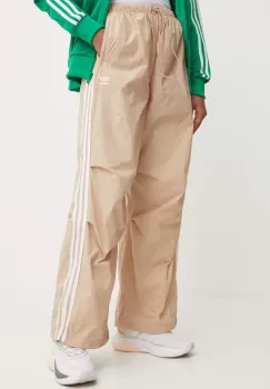 adidas Originals pantaloni de trening culoarea bej, cu imprimeu, IY7252 imagine