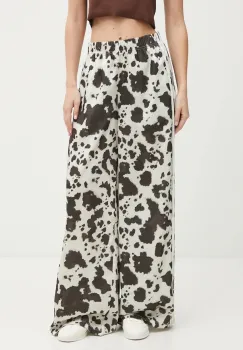 adidas Originals pantaloni de trening culoarea bej, cu imprimeu, KA2668 imagine