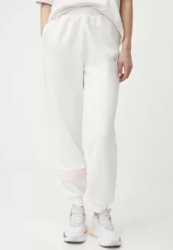 adidas Originals pantaloni de trening culoarea bej, neted, IU2502 imagine