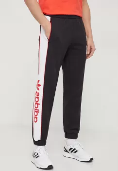 adidas Originals pantaloni de trening culoarea negru, cu imprimeu imagine