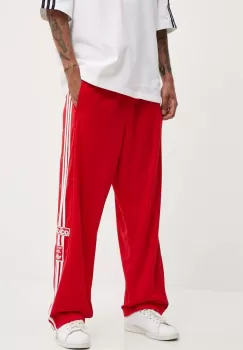 adidas Originals pantaloni de trening culoarea rosu, cu imprimeu, IY9924 imagine