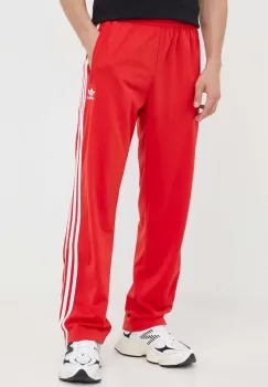 adidas Originals pantaloni de trening culoarea rosu, modelator imagine