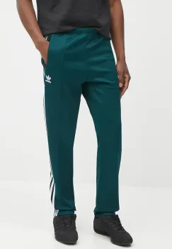 adidas Originals pantaloni de trening Denim TP culoarea verde, cu imprimeu, JY1275 imagine