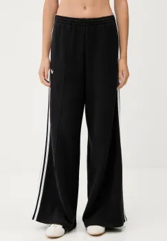 adidas Originals pantaloni de trening din bumbac 3-Stripes culoarea negru, cu imprimeu, JV7473 imagine
