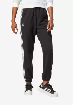 adidas Originals pantaloni de trening din bumbac culoarea negru, cu imprimeu IB7457-black imagine