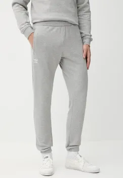 adidas Originals pantaloni de trening din bumbac Essentials culoarea gri, melanj, JY6271 imagine