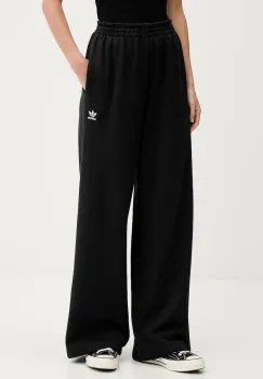 adidas Originals pantaloni de trening din bumbac Essentials culoarea negru, uni, JW2812 imagine