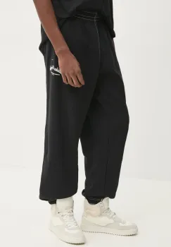 adidas Originals pantaloni de trening din bumbac Wabash culoarea negru, cu imprimeu, JP4487 imagine