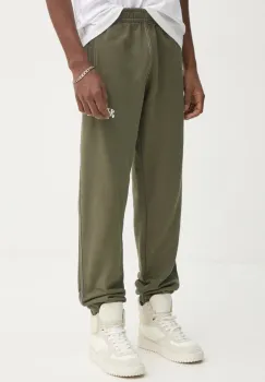 adidas Originals pantaloni de trening din bumbac Wabash culoarea verde, cu imprimeu, JP4486 imagine
