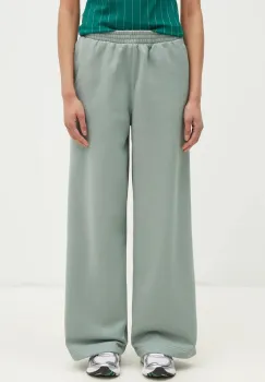 adidas Originals pantaloni de trening Essential culoarea verde, uni, JM1090 imagine