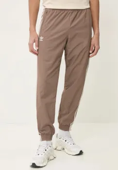 adidas Originals pantaloni de trening Firebird culoarea bej, cu imprimeu, JP1024 imagine