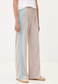 adidas Originals pantaloni de trening Firebird culoarea bej, cu imprimeu, JY2691 imagine