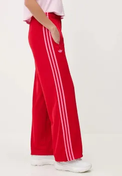 adidas Originals pantaloni de trening Firebird culoarea rosu, cu imprimeu, JW1225 imagine