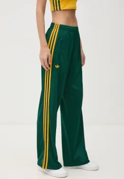 adidas Originals pantaloni de trening Firebird culoarea verde, cu imprimeu, JP2314 imagine
