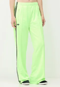 adidas Originals pantaloni de trening Firebird culoarea verde, cu imprimeu, JW1228 imagine