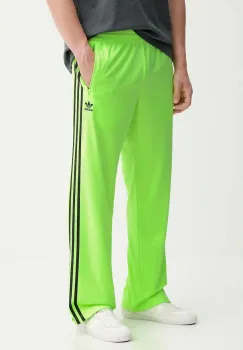 adidas Originals pantaloni de trening Firebird culoarea verde, cu imprimeu, KB3678 imagine